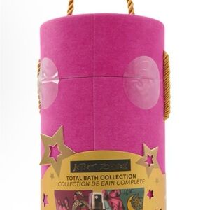 Betsey Johnson Vivid Rose Bath Set - Pink and Gold